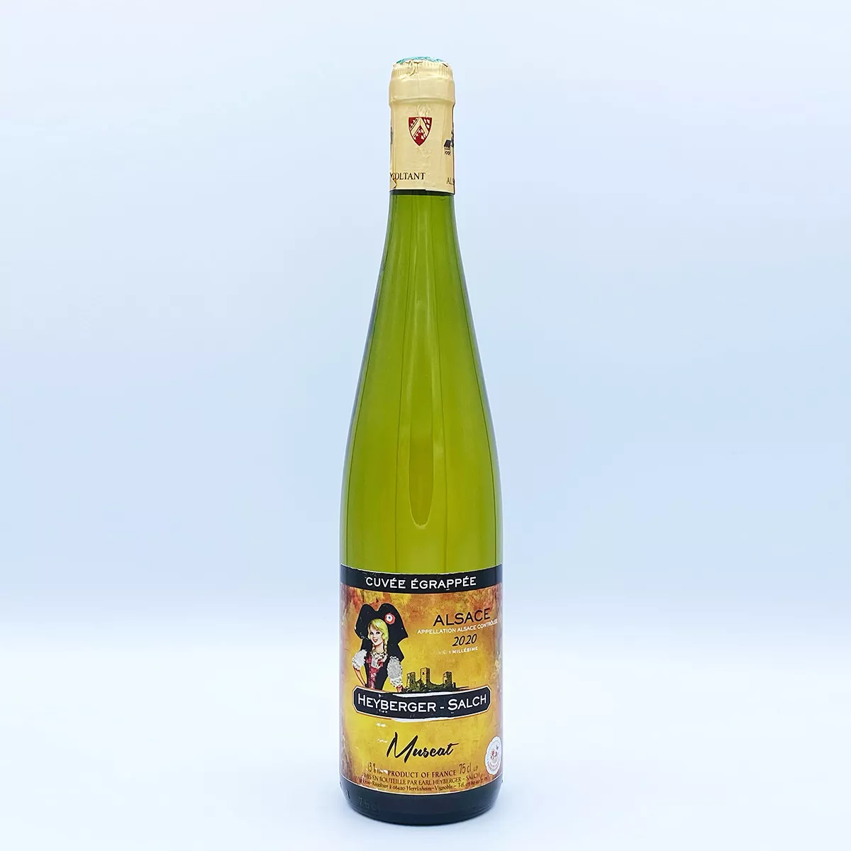 萨尔科庄园沁香白葡-阿尔萨斯2020（MUSCAT SALCH CUVEE_EGRAPPEE_ALSACE2020）